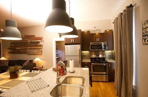 Lindsborg Apartment | Vetehuset-Plantera Loft with Private Elevator