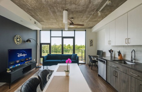 Five Points South Apartment | Vibrant 2BR Stay | Pool, Sauna & Lounge