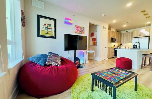 McNeil Apartment | Vibrant 2BR w/Pool + Game Room near Q2 Stadium