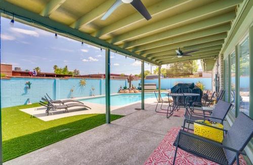 South Harrison House | Vibrant, Colorful Tucson Abode w/Pool & Hot Tub