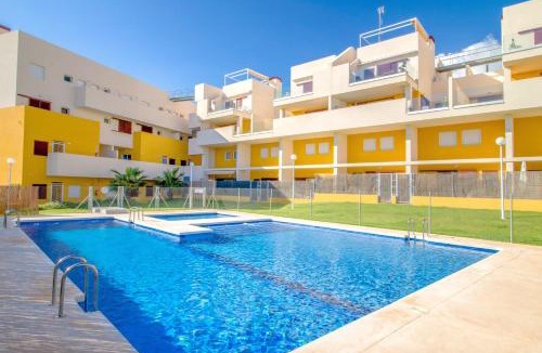 Flamenca Beach Apartment | Victoria Sunny flat with sea and pool view