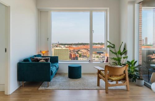 Copenhagen SV Apartment | View from the 18th floor over whole of Copenhagen.