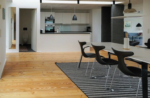 Lystrup House | View over Aarhus bay from striking architecture