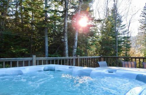 Petite-Riviere-Saint-Francois Ski Chalet | Villa Alpine - Alpin en Foret - Spa