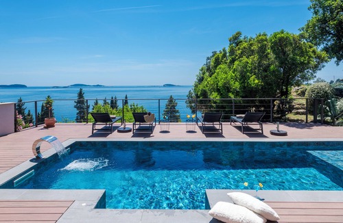 Mlini Villa | Vila Hortensia-With Private Pool and Beaches Front