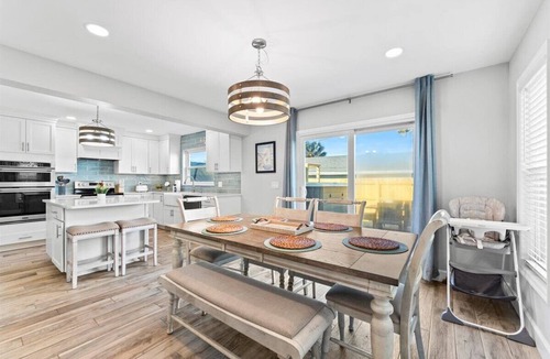 Vilano Beach House | Vilano Beachside Pool Arcade Theater Slide Firepit