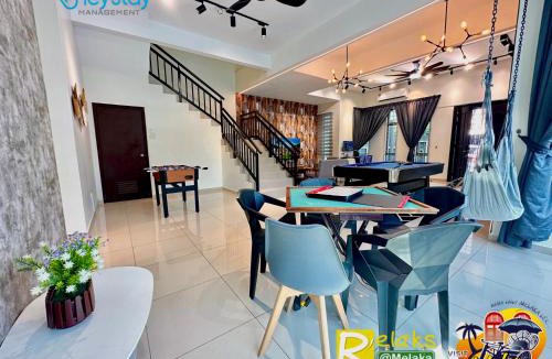 Malacca City House | Villa 20Pax4B3B PrivatePool/Karaok/Pooltable/BBQ