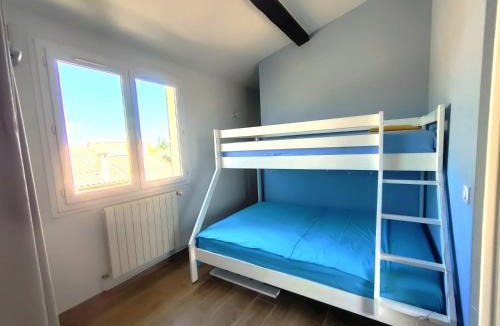 Villeneuve-les-Maguelone Villa | Villa 3 chambres climatisées proche plage avec jardin clos