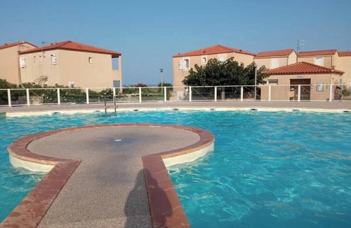 Le Barcares Villa | Villa 6 p piscine spa privatif clim les pieds dans le sable