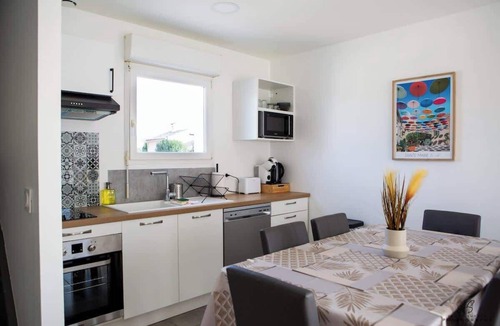 Sainte-Marie-Plage House | Villa 8 pers climatisée avec terrasse proche mer