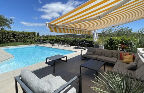 Saint-Gely-du-Fesc Villa | Villa 8 pers, garden, swimming pool, magnificent view, calm,