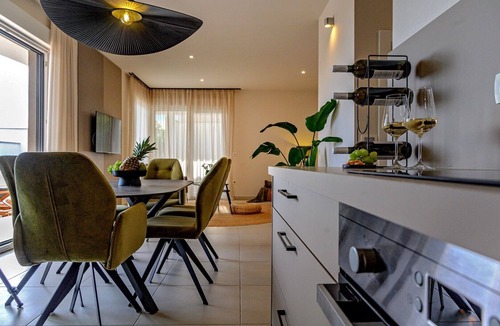Kastel Sucurac Villa | Villa Adris – A Luxurious Oasis with Heated Pool, Gym & Sauna