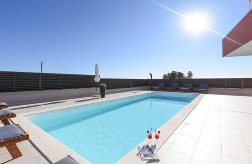 Poljica Villa | Villa Amfora for 12 guests with sauna, jacuzzi, tennis and heatedpool