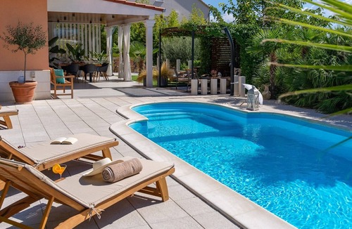 Mravince Villa | Villa Anita with private pool, gym, 6 bedrooms, sea view