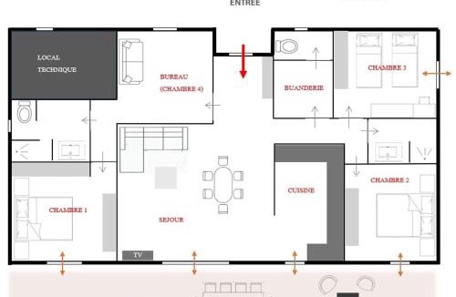 La Celle-sous-Gouzon Villa | Villa ARIANA, 120m2, Climatisée, Piscine