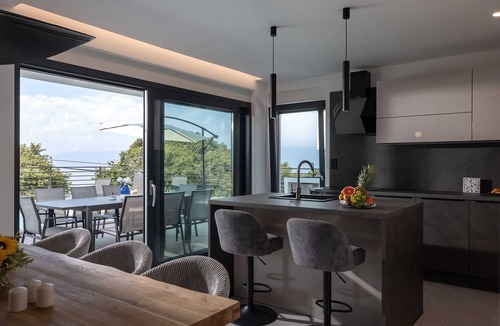 Kostrena Villa | Villa Aris with heated pool & Seaview
