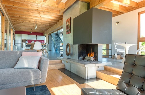 Saint-Jorioz Villa | Villa Artwood - Superbe maison contemporaine avec vue panoramique sur le lac d’Annecy