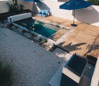 Carnon-Plage Villa | Villa avec piscine à Carnon Plage à 20m de la plage idéale pour 8 à 10 personnes