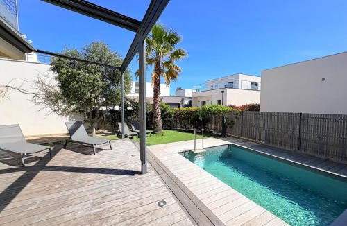 Le Barcares Villa | Villa Azura Prestige, Plage à 1 min & Piscine