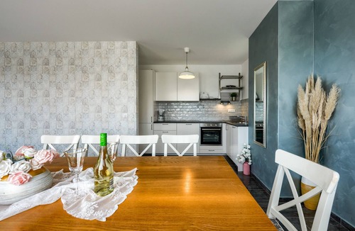 Sveti Filip i Jakov Villa | Villa Azzuro with roof terrace and pool