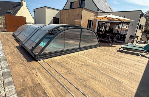 Roscoff Villa | Villa Balzane Heated pool & sea on foot