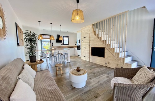Sainte-Marie-Plage House | Villa Bambou, Jolie Maison Neuve à 10 Minutes à Pied de la Plage