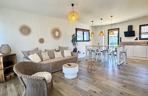 Sainte-Marie-Plage House | Villa Bambou, Jolie Maison Neuve à 10 Minutes à Pied de la Plage