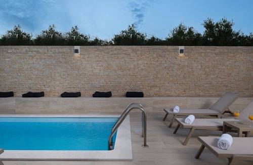 Vrsi Villa | Villa Bellatrix 1 - heated pool and jacuzzi, quite area, family, sea view