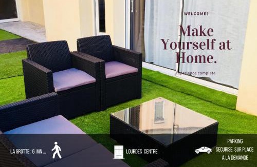 Lourdes Apartment | Villa Bigorra Lourdes centre Le Sanctuaire La Grotte , parking
