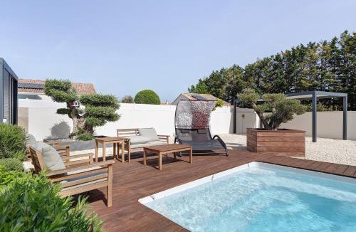 Angles House | Villa Bleu Azur - piscine, plages