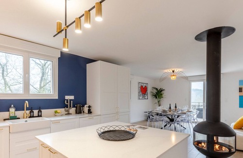 Gonneville-sur-Honfleur Villa | Villa Canet - Jacuzzi - Fireplace - Sauna, EV 10P