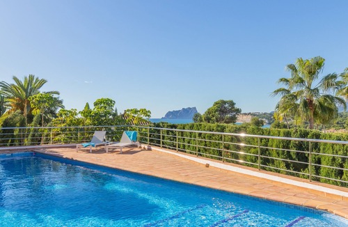 Moraira Town Centre Villa | Villa "Casa Once Moraira" with Sea View, Pool, Garden & Wi-Fi