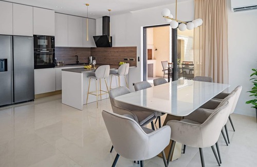 Borak Villa | Villa Casa Vita features a sea view, billiards, sauna, and a heated pool