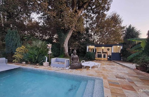 Saint-Magne Villa | Villa Chênaie des lagunes private spa & pool