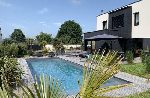 Quevert House | Villa contemporaine du rocher - 5 min Dinan