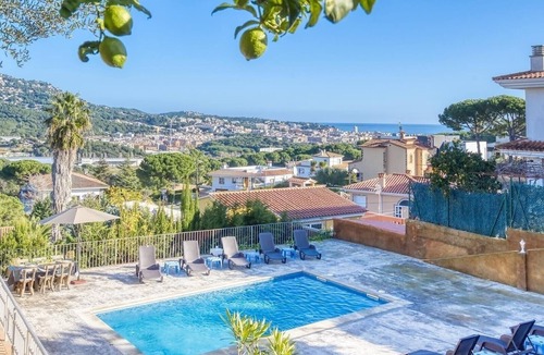 Lloret de Mar Villa | Villa "Costacabana - Abigail" with Sea View, Private Pool & Wi-Fi