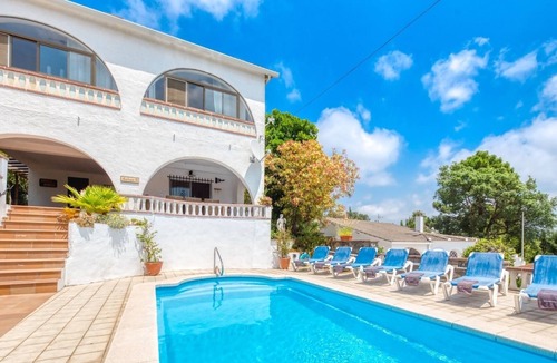 Lloret de Mar Villa | Villa 'Costacabana - Santa Maria' with Sea View, Private Pool and Wi-Fi