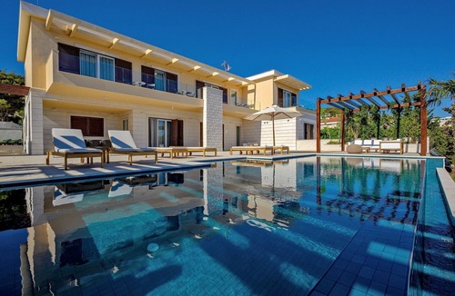 Hvar Villa | Villa Crystalsea 1 & 2 infinity heatedpool seaview family
