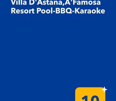 Alor Gajah Villa | Villa D'Astana,A'Famosa Resort Pool-BBQ-Karaoke