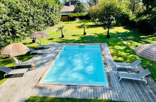 Treuzy-Levelay Villa | Villa d exception au vert - Spa Piscine - 1h Paris 20 pers