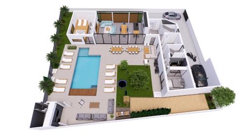 Perols Villa | Villa de luxe piscine jacuzzi