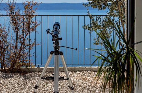 Krvavica House | Villa EagleStone with perfect privacy - large outdoor space with pool and view