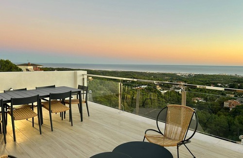 Cunit Villa | Villa Edelweiss Contemporary Elegance Private Pool Incredible Ocean Views