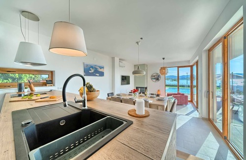 Turanj Villa | Villa Elements - beachfront villa for 10 guests with a private pool by MyWaycation