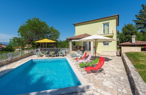 Boljevici Villa | Villa Ester in Kršan: Ferienhaus mit 190m² Wohnfläche, Platz für 10 Personen