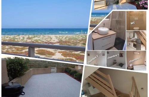 Le Barcares Villa | VILLA Face à la Mer Sur le Sable 6 CLIM A L'ETAGE