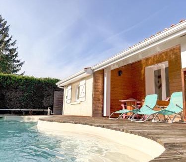 Toulenne House | Villa Familiale avec Piscine Privée