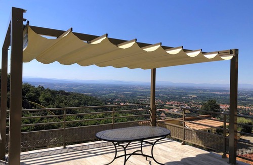 Laroque-des-Alberes Villa | Villa Fleure de Romarin with private pool and panoramic view