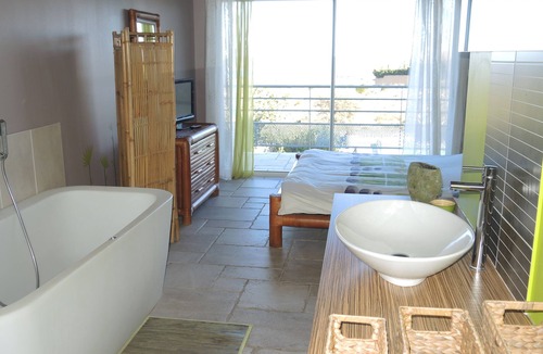 Fitou House | Villa for 2 people, with 1 master bedroom, sea view.