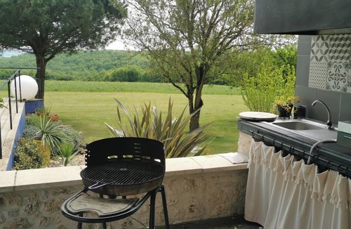 Saint-Antoine-de-Ficalba Villa | Villa pool panoramic valley view not overlooked
